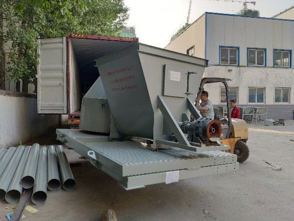 阿曼年（nián）產10萬噸幹混砂漿生產線發貨