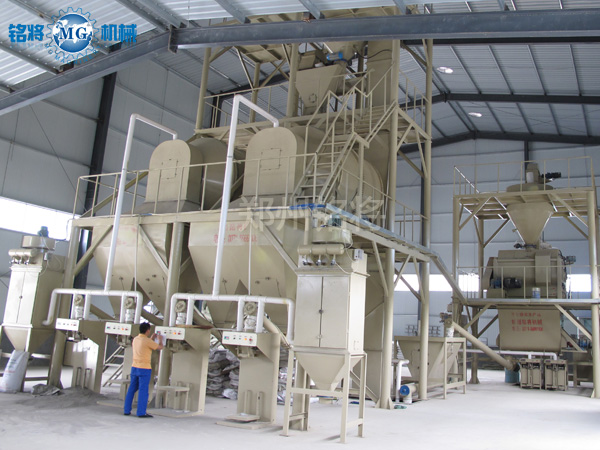 智能玻化微珠保溫砂漿生（shēng）產線