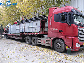 廣西南寧年產10萬噸幹粉砂漿生產線已發貨