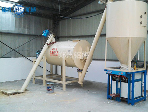 簡（jiǎn）易幹粉砂漿生產線