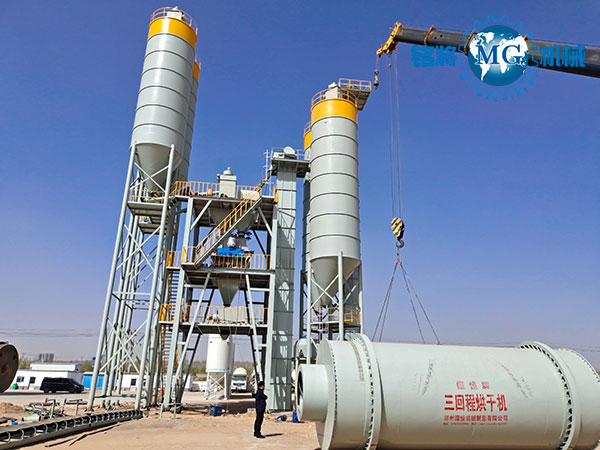 年產30萬噸鄂爾多斯幹混砂漿站（zhàn）配套烘幹機（jī）