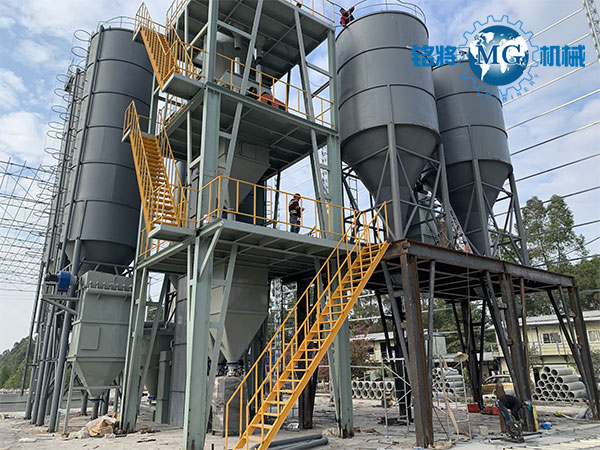 年產10萬噸幹混砂漿生產線