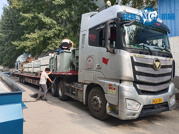 浙（zhè）江台州幹粉砂（shā）漿生產線發貨場景圖