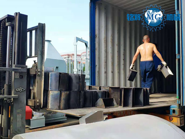 秘魯幹粉砂漿生產線（xiàn）發（fā）貨現場