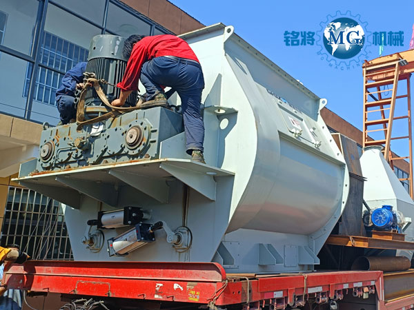 安徽蕪湖全自動幹粉砂漿站發貨現場