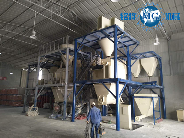 開一個膩子粉生產線需要（yào）多少錢?