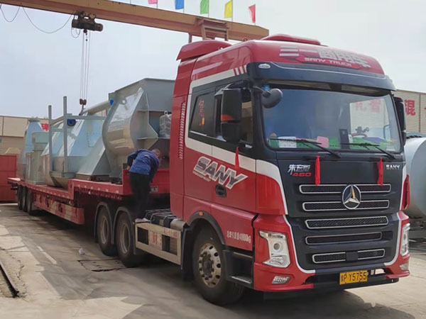 繼續（xù）發貨！幹粉砂漿設備繼續發往南京鱷魚集團