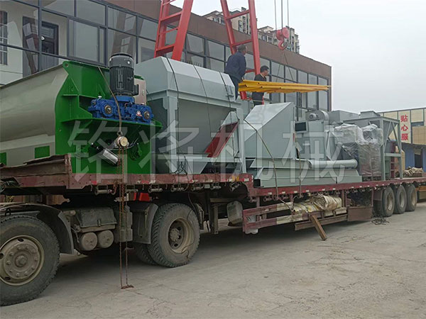 幹粉砂（shā）漿生產線發貨現場