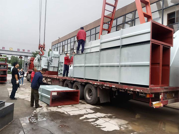 年產50萬噸全自動幹粉砂（shā）漿（jiāng）生產線第十二車發往廣東