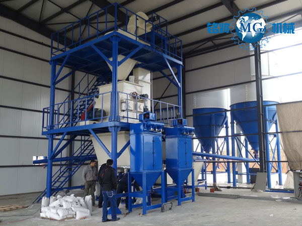 幹粉砂漿生產線
