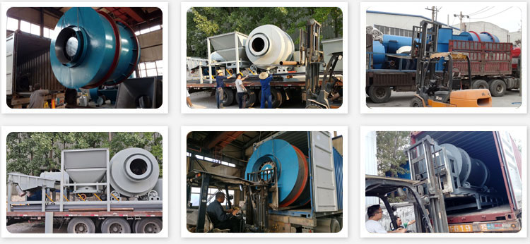 烘幹機發(fā)貨現場 烘幹機發貨現場