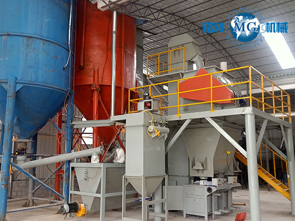年產10萬噸(dūn)幹粉砂漿生產(chǎn)線的組成,年產10萬噸幹(gàn)粉砂(shā)漿生產線有什麽優勢? 年產10萬噸(dūn)幹粉砂(shā)漿生產線的組成(chéng),年產10萬噸(dūn)幹粉砂漿生產線有什麽優勢?