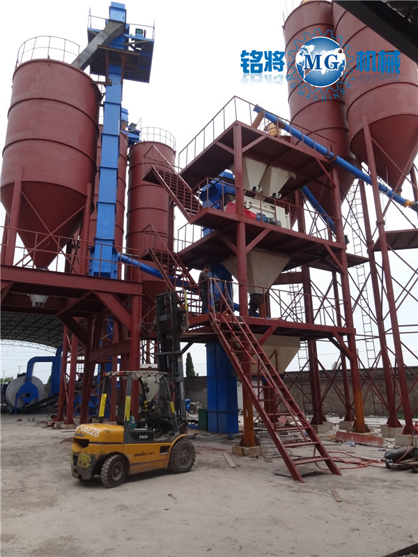 全（quán）自動幹粉砂漿生產線