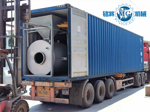 秘魯(lǔ)幹粉砂(shā)漿生產線裝(zhuāng)車現場圖 秘魯幹粉砂漿生產線裝車現場圖