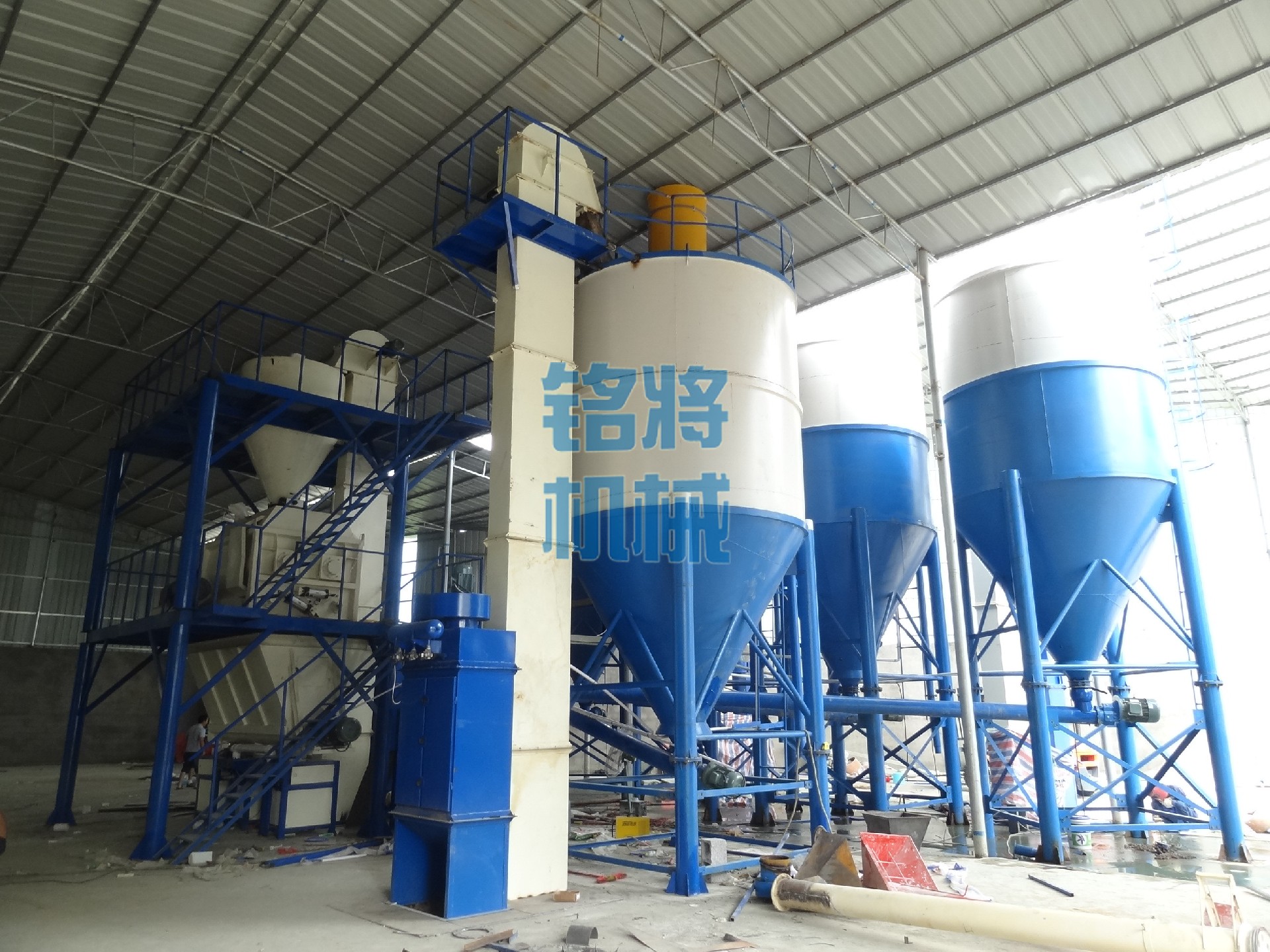幹粉砂漿(jiāng)設備 幹粉砂漿設備