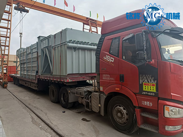 河北唐山四套幹粉砂漿生產線發貨