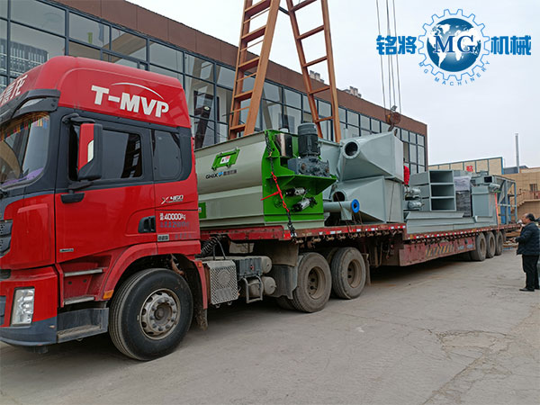 甘（gān）肅時產20噸幹粉砂（shā）漿生產線（xiàn）已發貨！