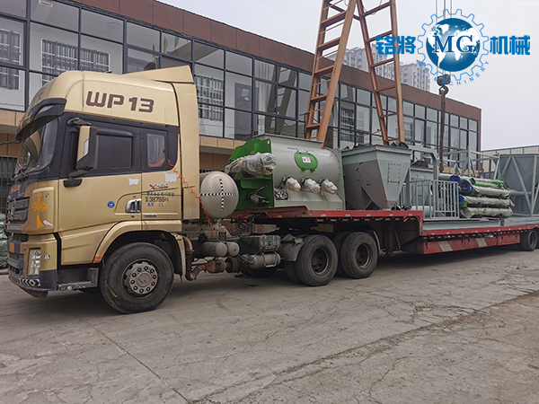 新疆幹粉砂（shā）漿生產線已發貨