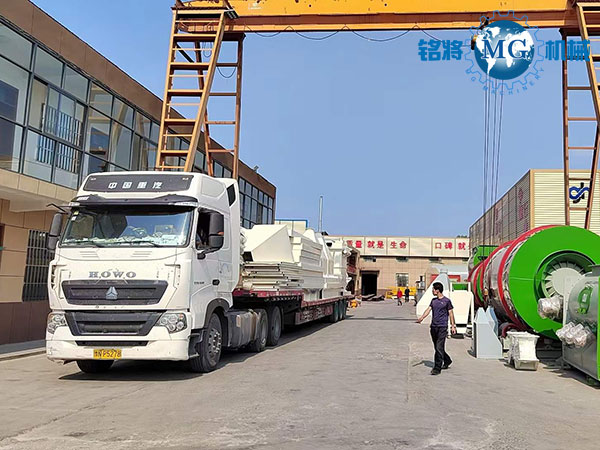 陝西鹹陽兩套特種砂（shā）漿生（shēng）產線發貨中