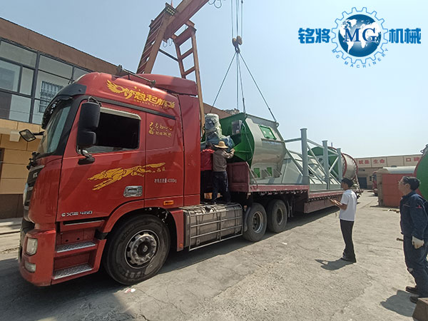 陝(shǎn)西榆林年產二十萬噸幹(gàn)混砂漿設(shè)備發貨 陝西榆林年產(chǎn)二十萬噸幹混砂漿設備發貨